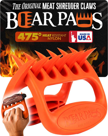 Bear Paws Meat Claws - The Original BBQ Meat Shredder Claws - Black
