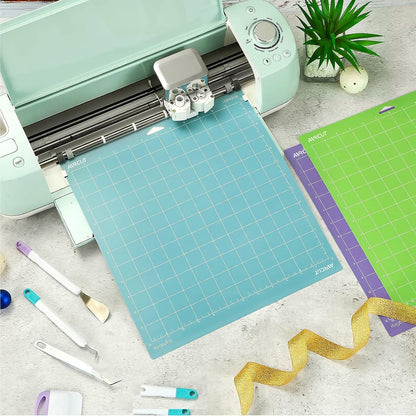 AIRCUT Cutting Mat for Cricut Maker and Explore Series, Blue Grip Mats
