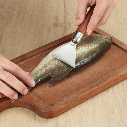 Fish Scaler Stainless Stee Fish Scale Remover Fish Descaler Fish Cleaner Fish Scraper Tool