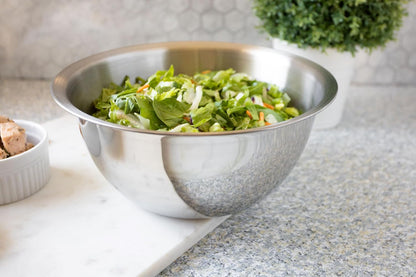 Fox Run Stainless Steel Small Mixing Bowl, 7.25 x 7.25 x 3.75 inches, Metallic