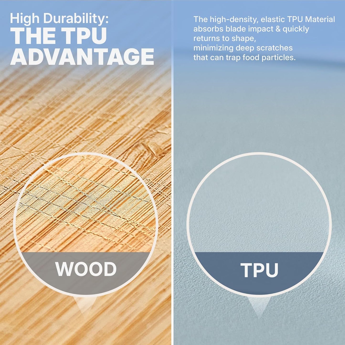 TPU Small Cutting Board Set of 3 9"x12" - Flexible Cutting Mats for Kitchen Knife Friendly, Cutting Mat Non-Slip Chopping Board Double Sided Scratch Resistant Food Grade Coral Mint Gray