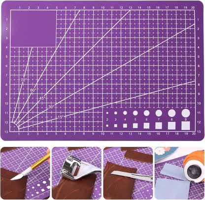 LOKUNN A5 Self Healing Cutting Mat Rotating Cutting Mats for Quilting