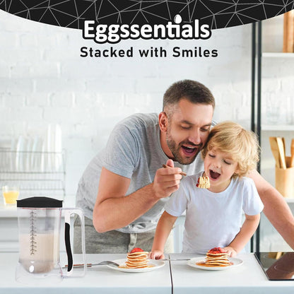 Eggssentials Pancake Batter Dispenser with Squeeze Handle Pancake Dispenser