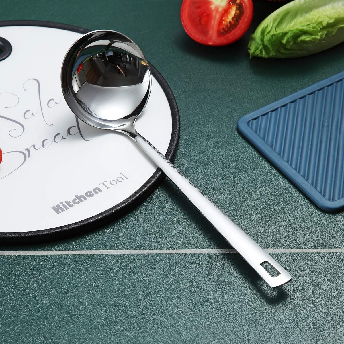 Stainless Steel Spatulas, Berglander Slotted Turner, Metal Turner For Cooking, Kitchen For Nonstick Cookware, Barbecue Spatulas, Dishwasher Safe, Easy to Clean