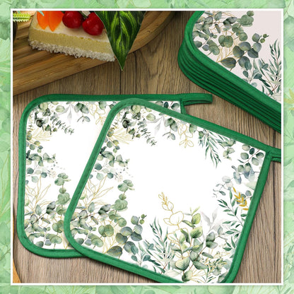 Bencailor 12 Pcs Christmas Wildflower Pot Holders with Pocket