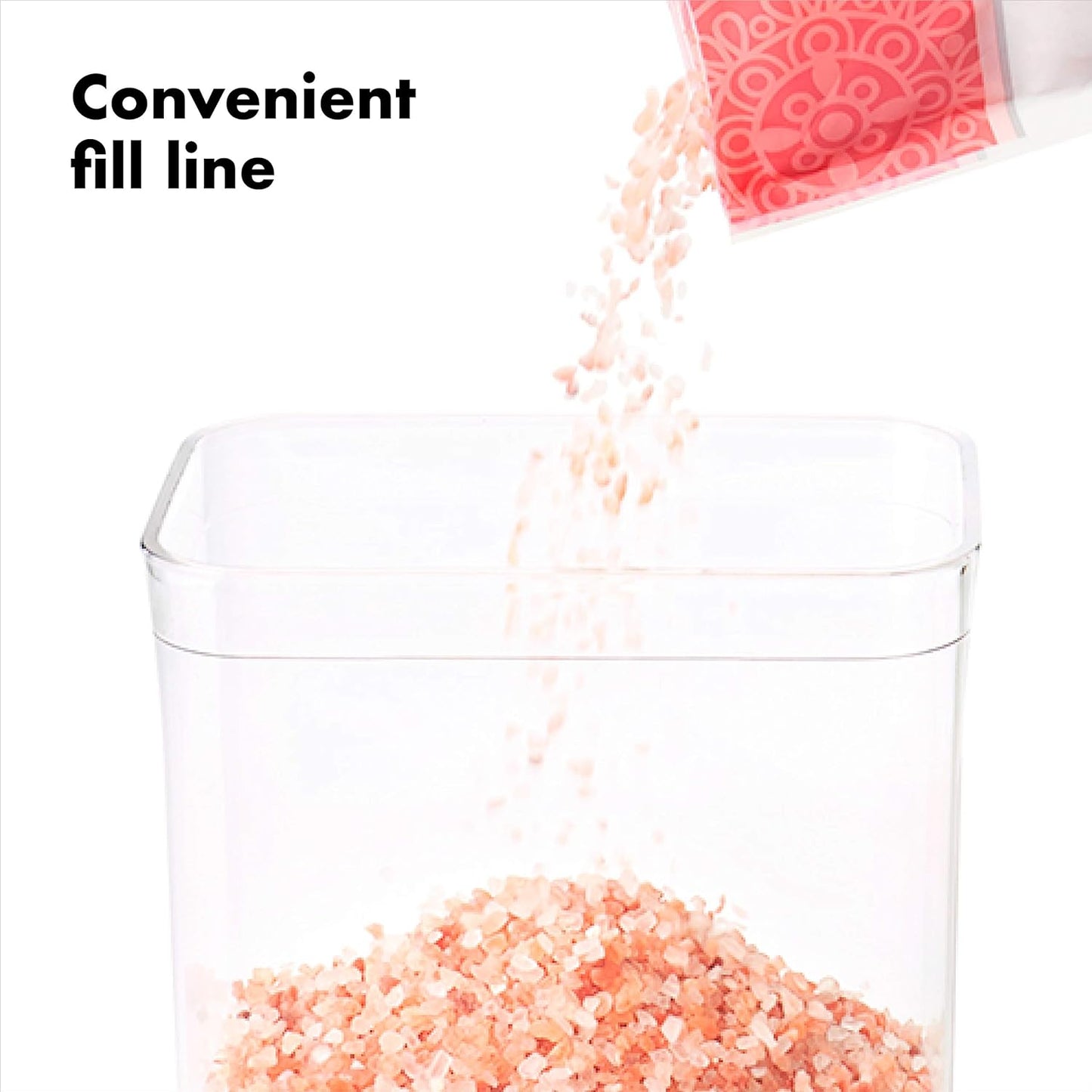 OXO Good Grips POP Container - Airtight Food Storage - Big Square Short 2.8 Qt Ideal for 5 lbs of sugar, cookies or crackers