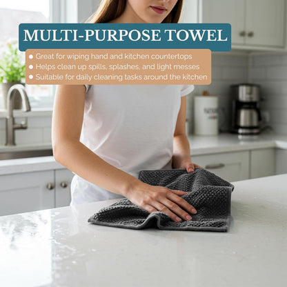 Casa Platino Potholders for Kitchens, 8-Piece – 500°F Heat Resistant Oven Mitts and Pot Holders, Mini Oven Mitt with Silicone Grip, 2 Kitchen Towels & 2 Dish Cloths – Durable & Non-Slip – Canyon Rose