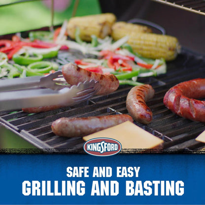 Kingsford 3-Piece Rust-Resistant Stainless Steel BBQ Tool Set, 3 Count