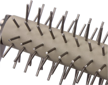 Handle Roller Docker Stainless Steel Pizza Dough Docker For Homemade Pizza Cake Pie Bread Pastry Baking Tool