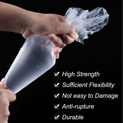 Piping Bags and Tips Set, 100 PCS 12in Pastry Bags, Piping Bags Disposable
