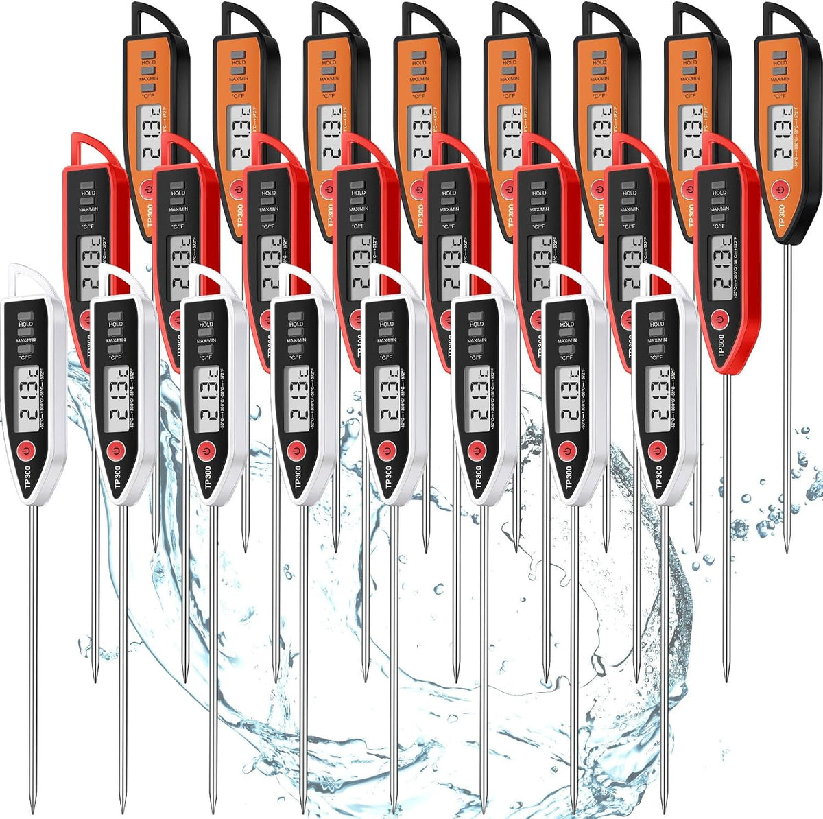 Digital Thermometer Food Meat Candy Water Immediate Read Thermometer for Kitchen Cooking