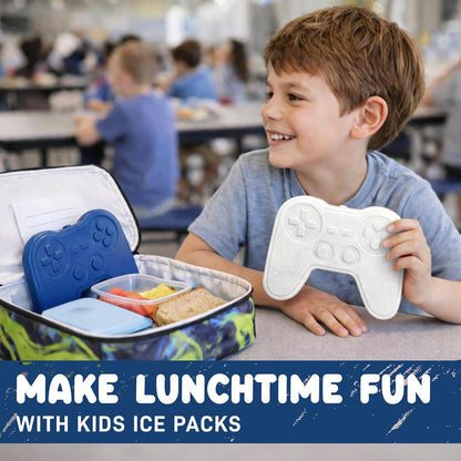Cool Coolers Kids Lunch Box Ice Packs, Slim Ice Packs for Lunch Bags, Lunch Ice Packs ReusableMulticolored 4 Pack (Butterfly)