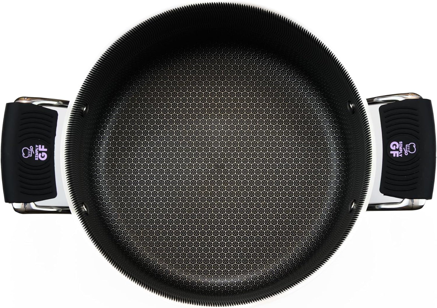 Silicone Pot Handle Covers: Non Slip, BPA Free & Heat Resistant Cast Iron Skillet Handle Covers - Silicone Pan Handles Sleeve, Clearly Labeled Gluten-Free, 4 Pack