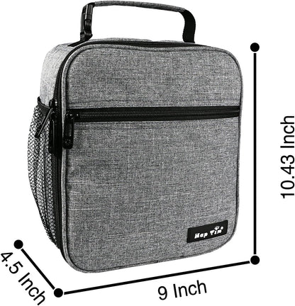 Hap Tim Kids Lunch Box for Girls Boys, Reusable Lunch Bag for Kids, Spacious Lunchbox, Insulated Lunchbag, Purple Unicorn(18654-PP)