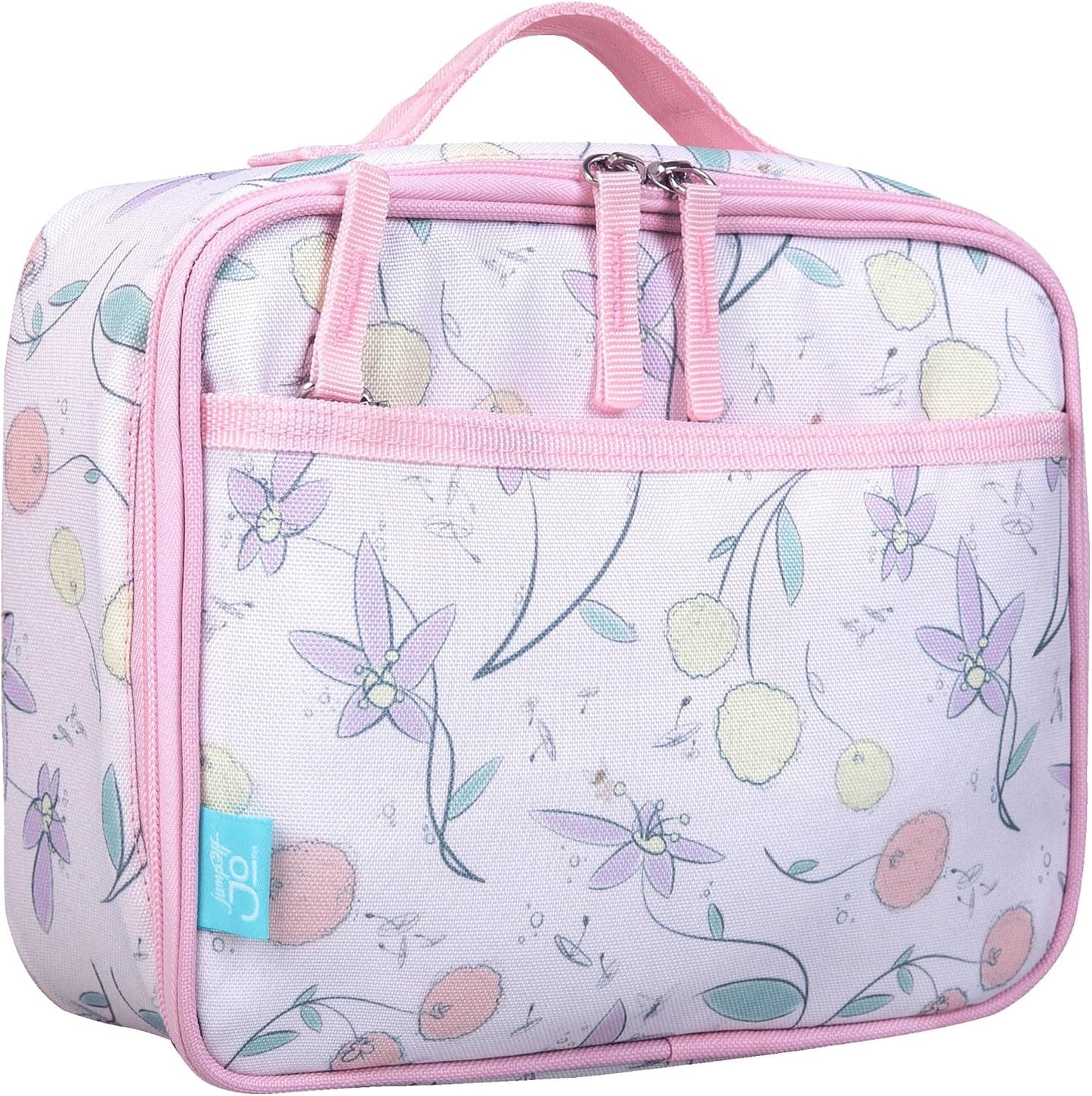 Wildkin Kids Insulated Lunch Box, Keeps Food Hot or Cold, BPA-Free with Mesh Pockets & Easy-Clean Lining – Ideal for School, Travel & Daycare – Holographic