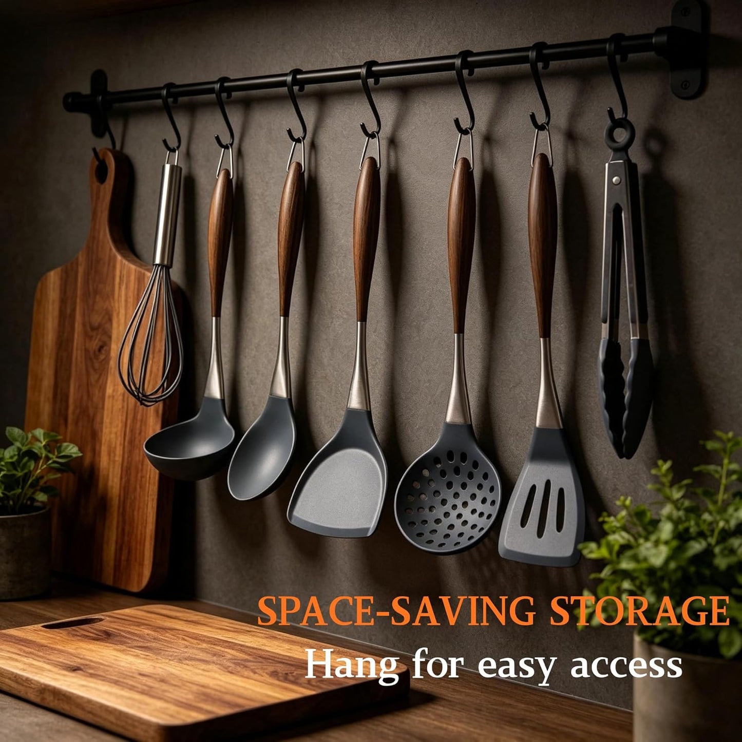 White Silicone Cooking Utensils Set-Non-Toxic, Heat Resistant, BPA Free Kitchen Utensils Set with Spatula, Spoon, Whisk & Tongs-Non-Stick& Dishwasher Safe for Nonstick Cookware