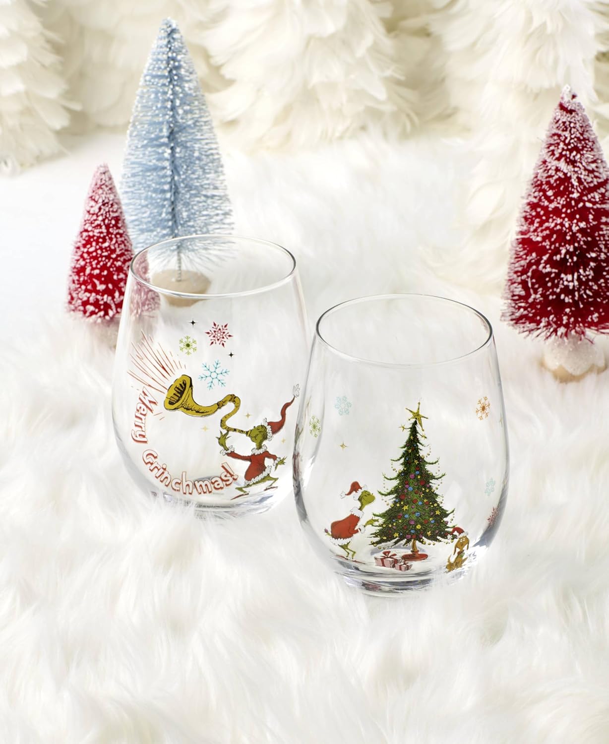 Lenox 898096 Merry Grinchmas Chip & Dip Bowl, Christmas Dishes, Festive Holiday Serveware