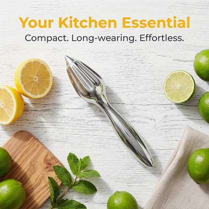CALLARON Manual Citrus Reamer Handheld Lemon Squeezer Fruit Juicer Cone Kitchen Supply for Orange and Lime Juice Extraction Comfort-Grip Handle 7.87 X 1.77 X 1.77 in