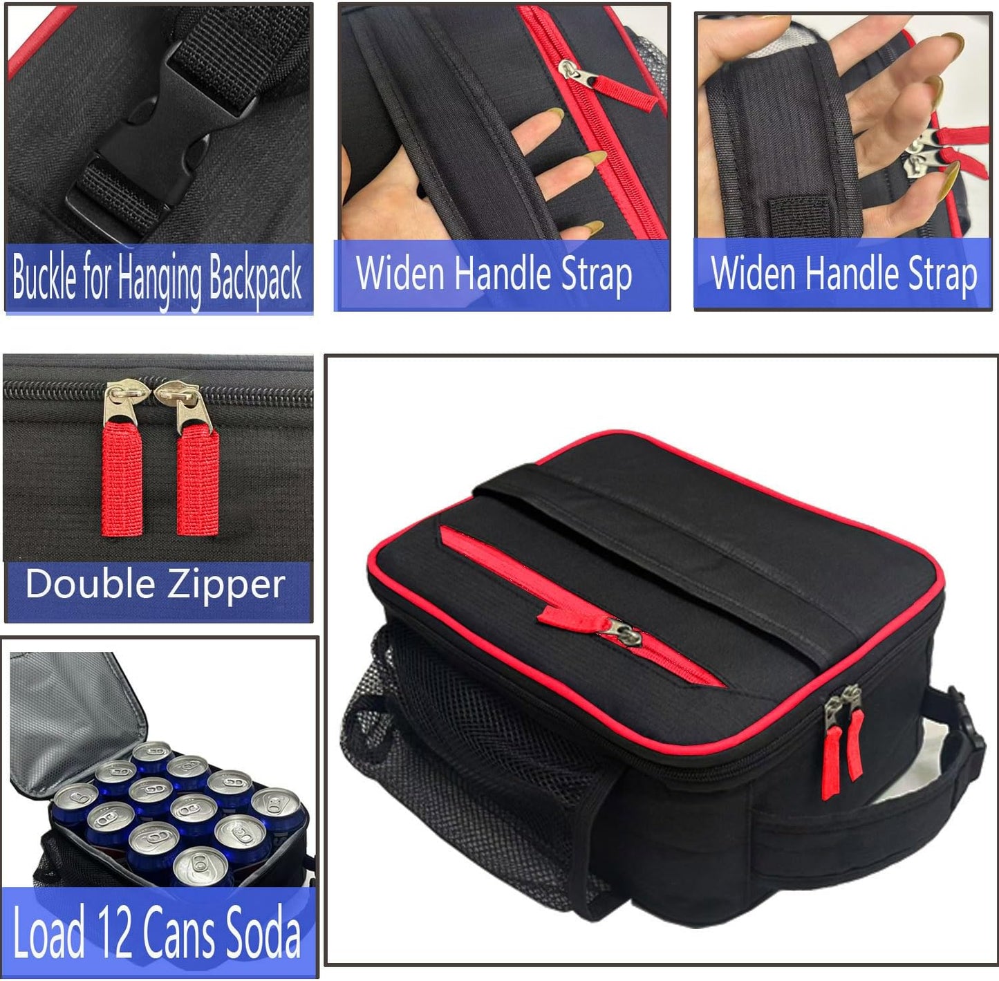 Lunch Box Insulated Lunch bag for Men Teen Kids Boys Adult Portable Stylish Small Lunchbox Special Design for Working Office school Picnic
