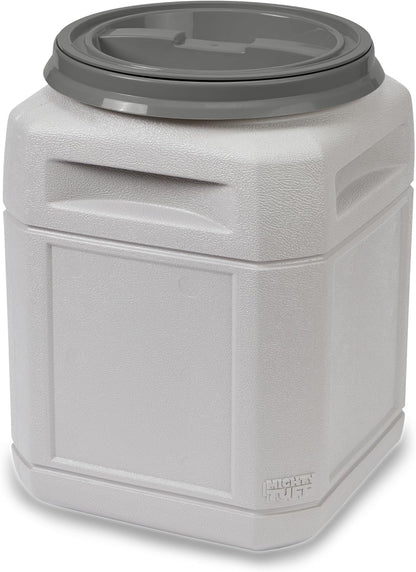 Mighty Tuff Airtight Dog Food Storage Container – 13 Gal, up to 54 lb Capacity – Cat and Dog Food Container with Twist Lid & Handles – BPA-Free, Made in USA