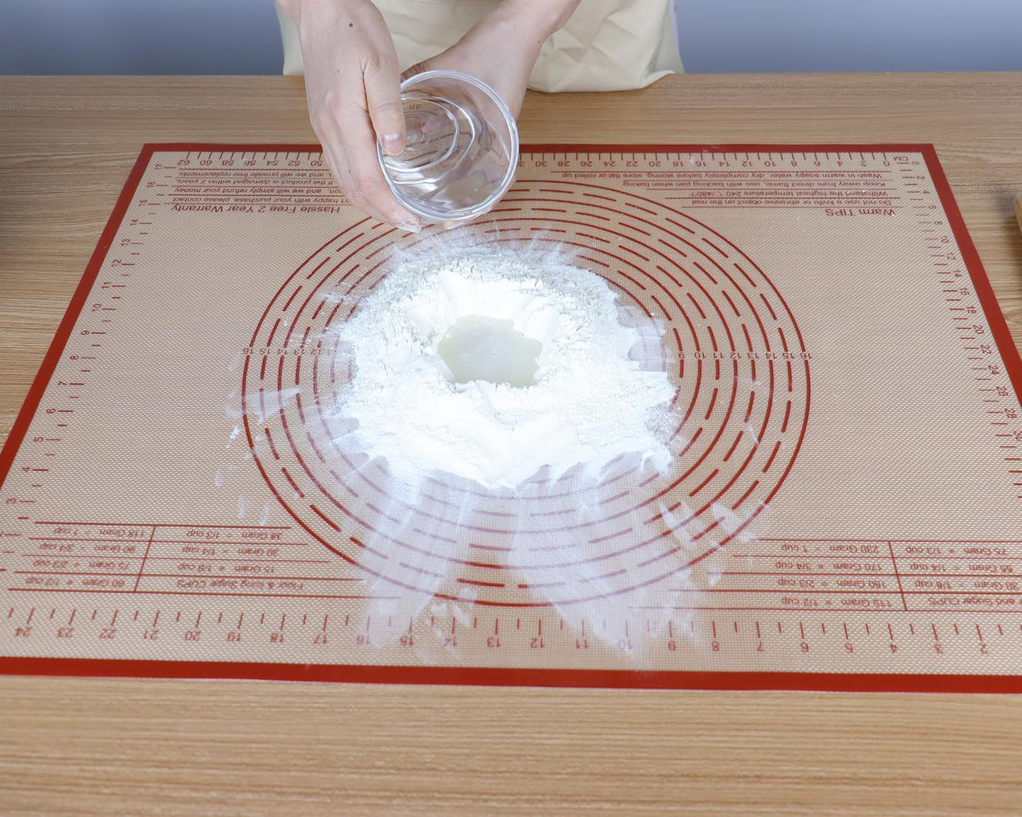 Non-slip Silicone Pastry Mat 36''By 24'' Nonstick Baking Mats Extra Large Counter Mat for Dough Rolling, Pastry, Pie Crust, Fondant, Cookies, Bread, Pasta, Pizza Mat