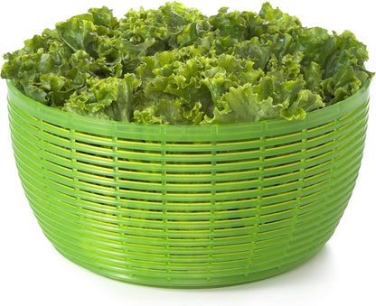 OXO Good Grips Salad Spinner | Lettuce Spinner | Fruit Washer | Fruit Washing Bowl with Strainer | Vegetable Cleaner | Salad Cleaner | Lettuce Washer | 6.22 Quart Capacity