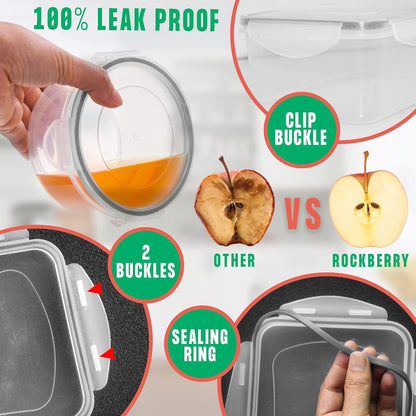 70 Pcs Large Food Storage Containers with Lids Airtight-2500ML to Small Box,Total 22812 ML Stackable Kitchen Bowls Set(35 Containers,35 Lids)-BPA Free Leak proof Plastic Boxes-Microwave safe