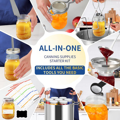 Canning Supplies Starter Kit,Canning Kit Set for Beginners