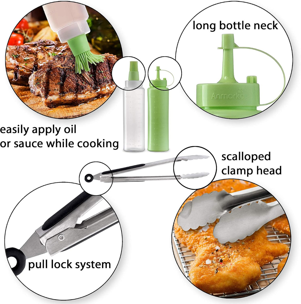 Metal Spatula Set Stainless Steel Hamburger Turner Griddle Flipper Scraper for BBQ Grill Flat Top