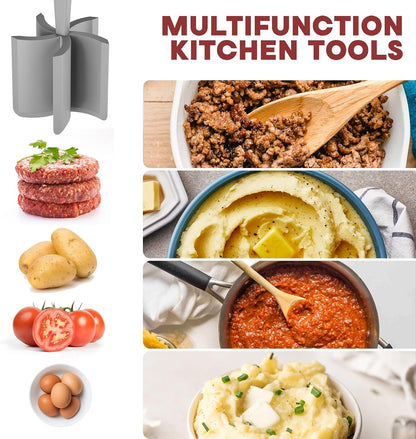 PGYARD Meat Chopper Hamburger Grinder, Kitchen Smasher for Ground Beef