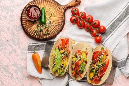 Metal Taco Holder - Stainless Steel Taco Trays- Dishwasher, Oven, and Grill Safe - Great for Sandwiches and Hotdogs Too (1)