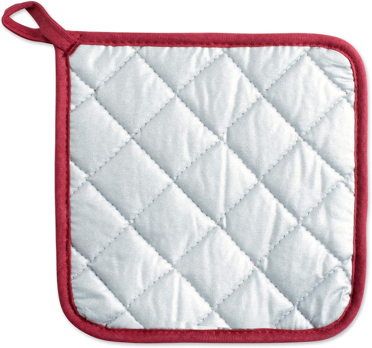 DII Basic Terry Collection Quilted 100% Cotton, Potholder, Nautical Blue
