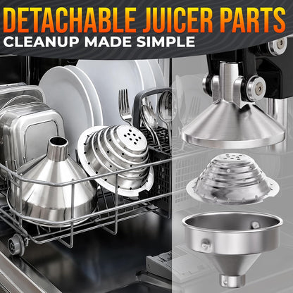 NADOBA Lemon Squeezer and Lime Squeezer, Max Extraction Citrus Hand Juicer