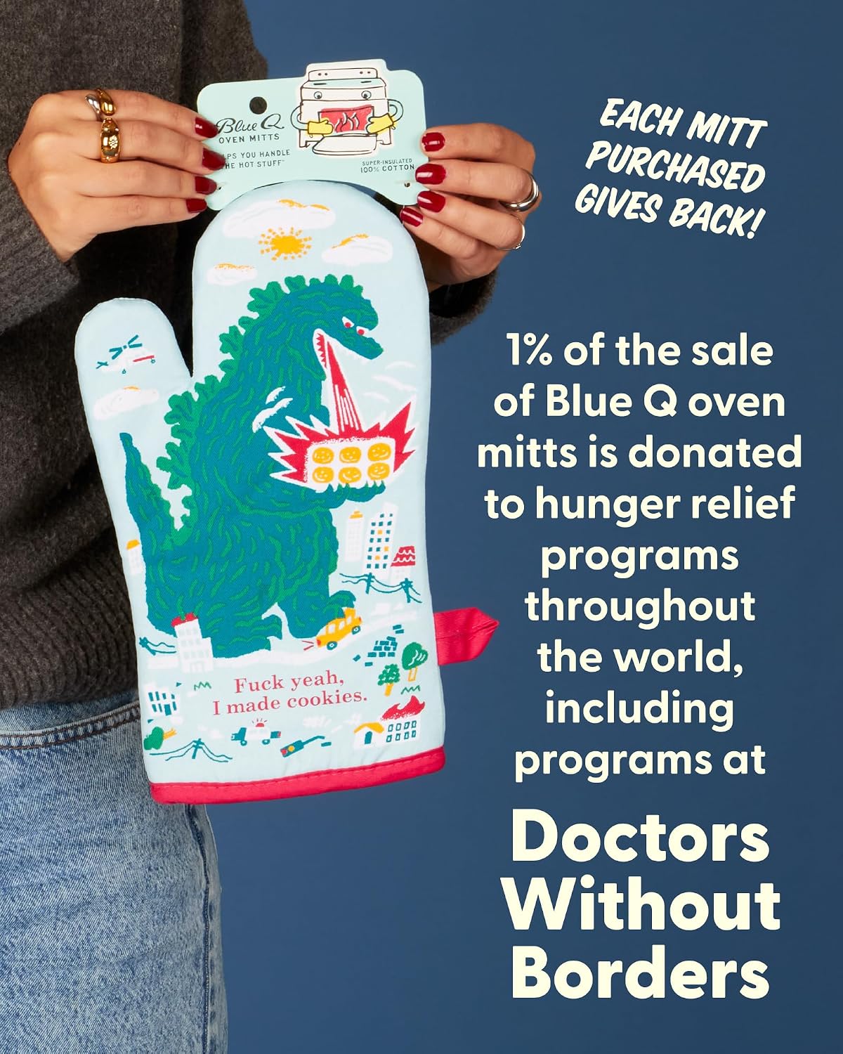 Blue Q Oven Mitts - Cute Kitchen Accessories & Kitchen Gifts - from Scratch