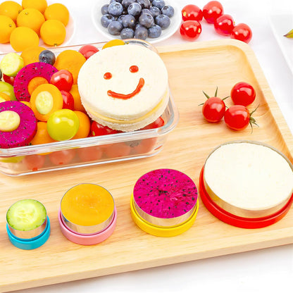 Fruit Cutters Shapes for Kids 22 Pcs, Mini Cookie Cutters Set, Vegetable Cutter with Food Picks