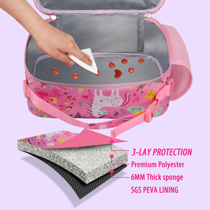 RLGPBON Kids Lunch Bag,Insulated Lunch Box for Girls,Lunch Bag Toddler Teen,School Daycare Cute Travel bags