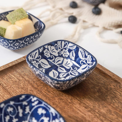 Selamica Ceramic 2.6 OZ Soy Sauce Dish, Set of 6, Matte Black