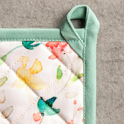 Maison d' Hermine Pot Holders 100% Cotton Potholders (8" x 8") - Colors A