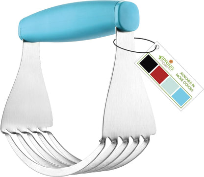Spring Chef XL Pastry Blender, Durable Dough Blender For Baking - Black