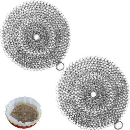 Stainless Steel Pie Weights for Blind Baking Crust, 2 Pack