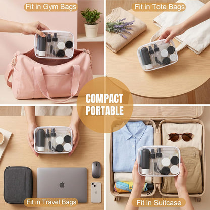 DEWSENSI 20 Pack Travel Bottles Set for Toiletries