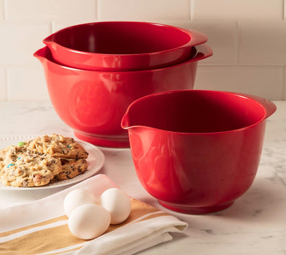 Hutzler Classic 2 Liter Melamine Mixing Bowl, Gray