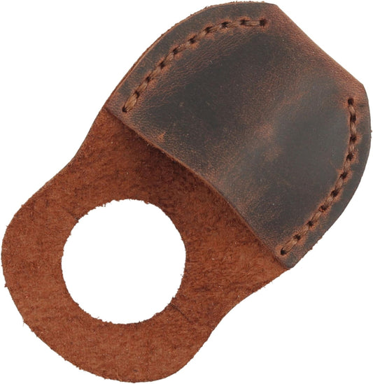 Toprank Leather Thumb Guard for Wood Carving & Whittling (Tan)