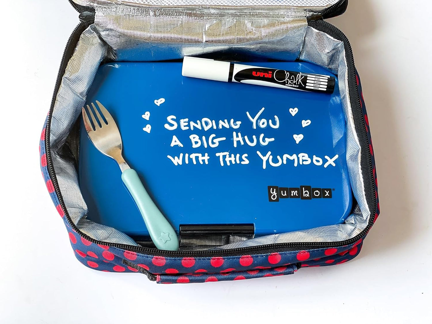 Yumbox Tapas Leakproof Bento Box, 5 Compartments, Antibes Blue | Large Capacity Design | Removable Compartment Tray | Easy-Open Single Latch | Ideal for Teens & Adults | Dishwasher-Safe Tray