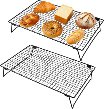 Sourdough Bread Cooling Rack, 2-Pack Heavy-Duty Baking Cooling Racks