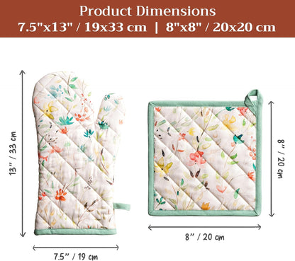 Maison d' Hermine Pot Holders 100% Cotton Potholders (8" x 8") - Colors A