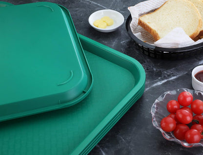 New Star Foodservice Fast Food Tray, Set of 12 (Black, 12 by 16-Inch)