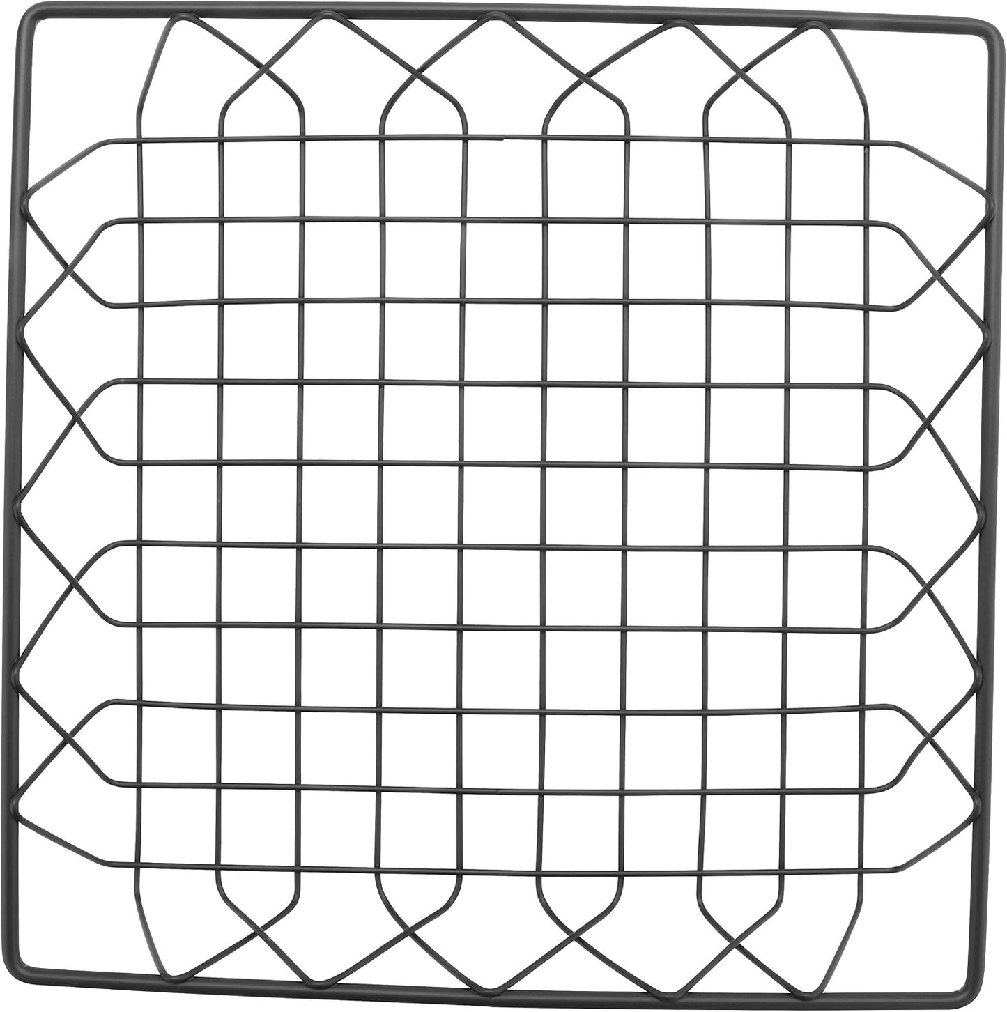 G.E.T. WB-315-MG Heavy Duty Iron Wire Utility Storage Basket/Bin with Handles, 11" x 8" x 8"