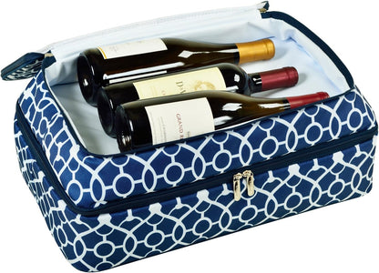 Picnic at Ascot Original Insulated Double Layer Thermal Food and Casserole Carrier- keeps Food Hot or Cold- Designed & Quality Approved in the USA