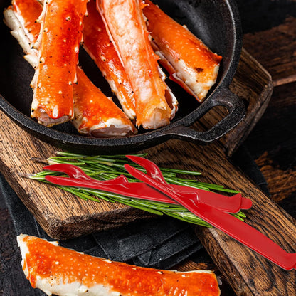 6PCS Crab Legs Crackers, Red